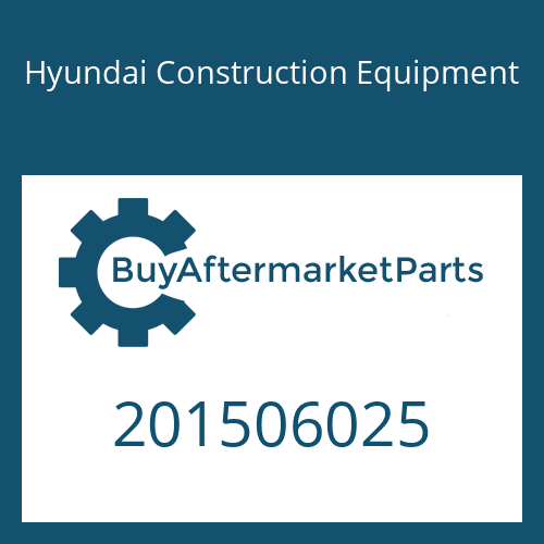 Hyundai Construction Equipment 201506025 - BOLT-HEX