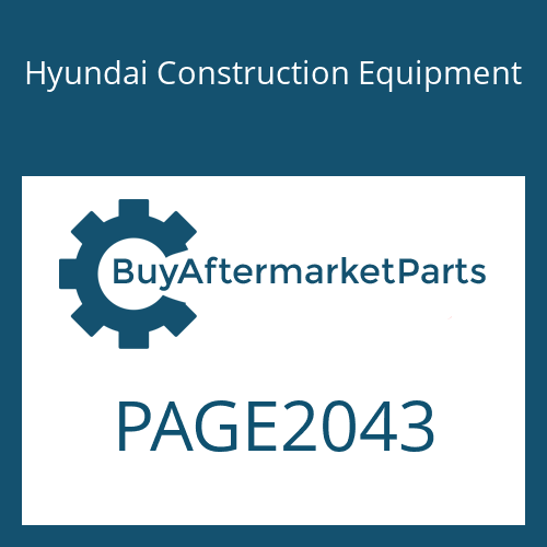Hyundai Construction Equipment PAGE2043 - Change Of Illust