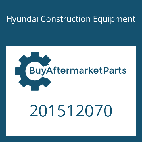 Hyundai Construction Equipment 201512070 - BOLT-HEX