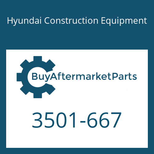 Hyundai Construction Equipment 3501-667 - HOUSING
