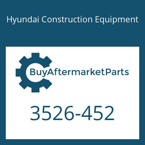 Hyundai Construction Equipment 3526-452 - CAP