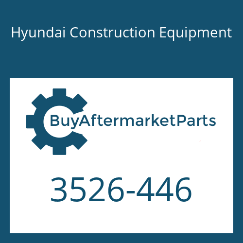 Hyundai Construction Equipment 3526-446 - CAP