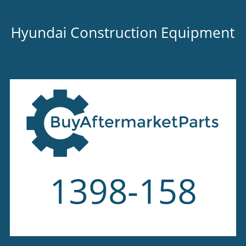 Hyundai Construction Equipment 1398-158 - PLATE-RETURN