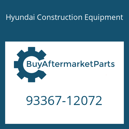 Hyundai Construction Equipment 93367-12072 - NUT