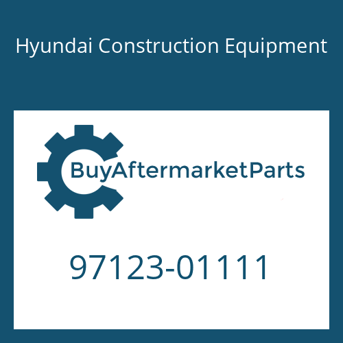 Hyundai Construction Equipment 97123-01111 - Plug