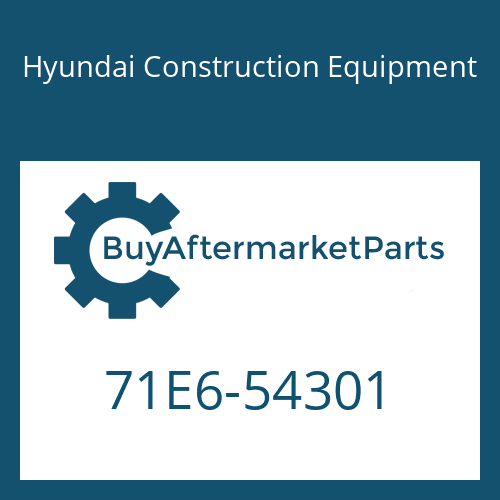 Hyundai Construction Equipment 71E6-54301 - BRACKET