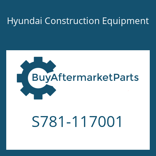 S781-117001 Hyundai Construction Equipment STRIP-WEATHER/METER