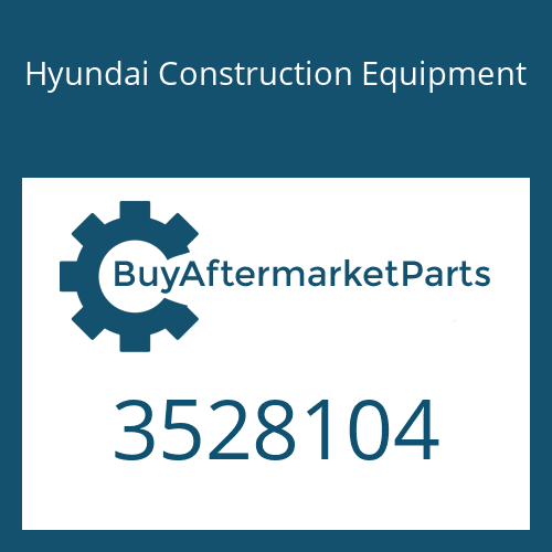 Hyundai Construction Equipment 3528104 - Baffle-Oil