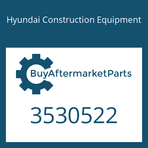 Hyundai Construction Equipment 3530522 - Shaft & Wheel