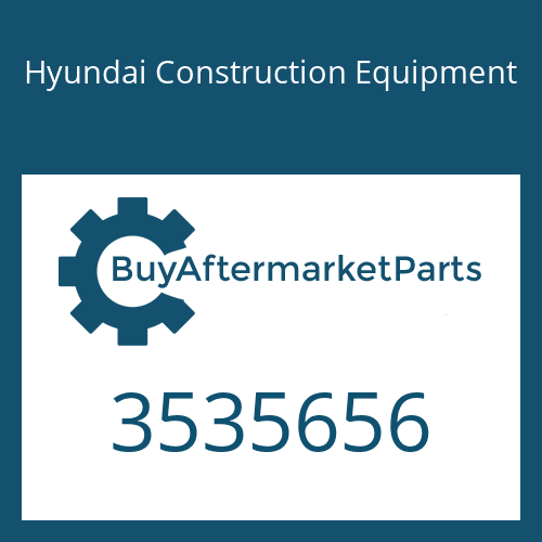 3535656 Hyundai Construction Equipment Housing