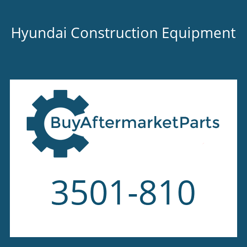 Hyundai Construction Equipment 3501-810 - Housing