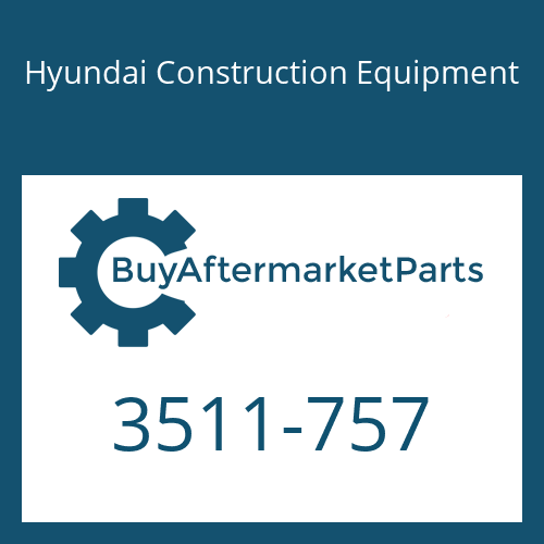 Hyundai Construction Equipment 3511-757 - PLUNGER-BOOM 2