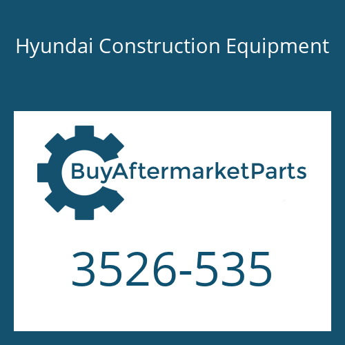 3526-535 Hyundai Construction Equipment Cap