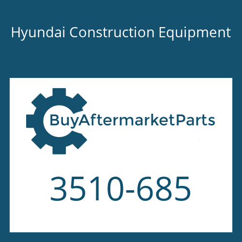 Hyundai Construction Equipment 3510-685 - Spool
