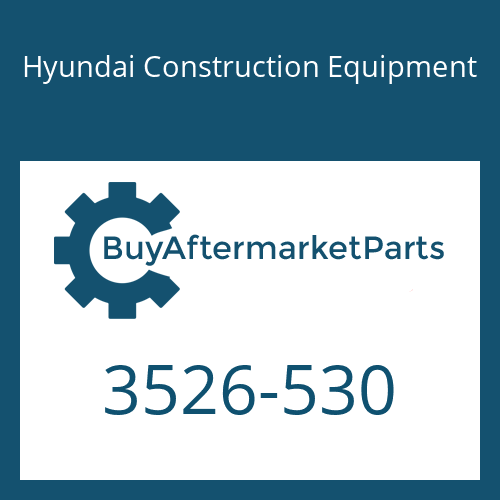 Hyundai Construction Equipment 3526-530 - Cap