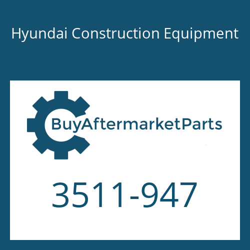 3511-947 Hyundai Construction Equipment PLUNGER-BOOM 1