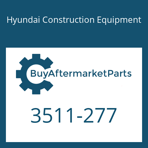Hyundai Construction Equipment 3511-277 - PLUNGER-BOOM 1