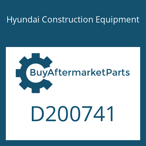 Hyundai Construction Equipment D200741 - Bolt-Socket