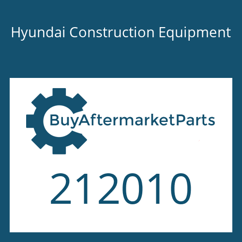 Hyundai Construction Equipment 212010 - O-Ring