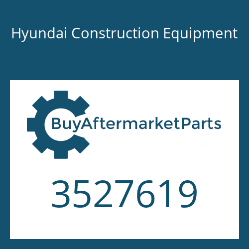 Hyundai Construction Equipment 3527619 - Dataplate