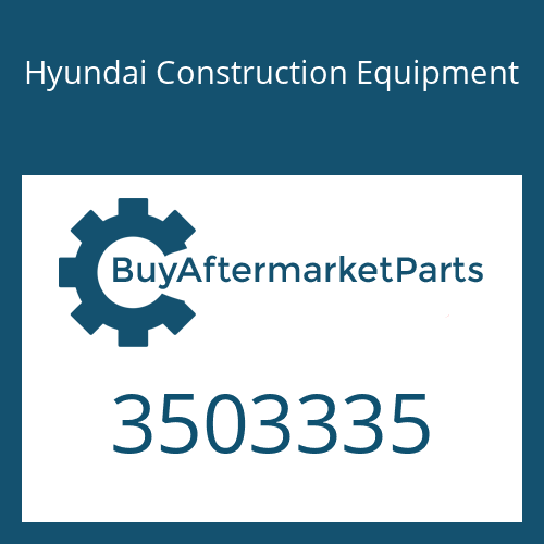 Hyundai Construction Equipment 3503335 - Nut-Regular Hex