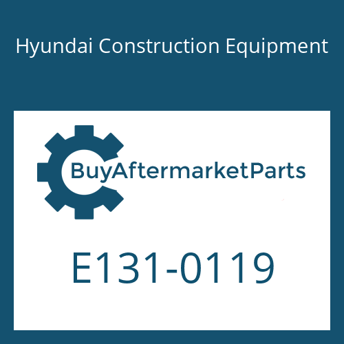 Hyundai Construction Equipment E131-0119 - BRACKET