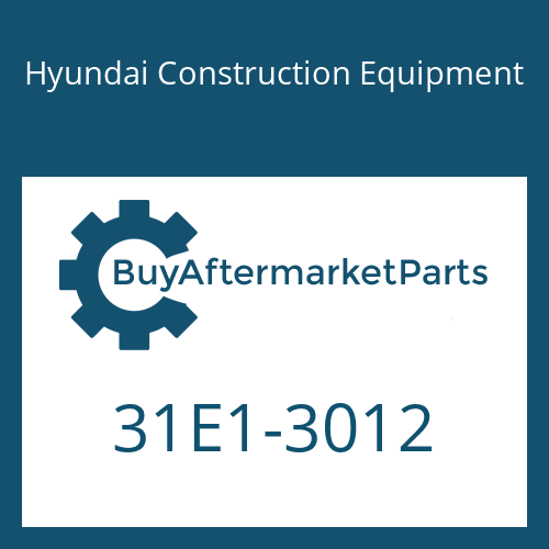 Hyundai Construction Equipment 31E1-3012 - BRACKET