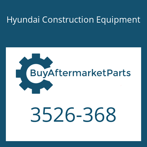 3526-368 Hyundai Construction Equipment CAP