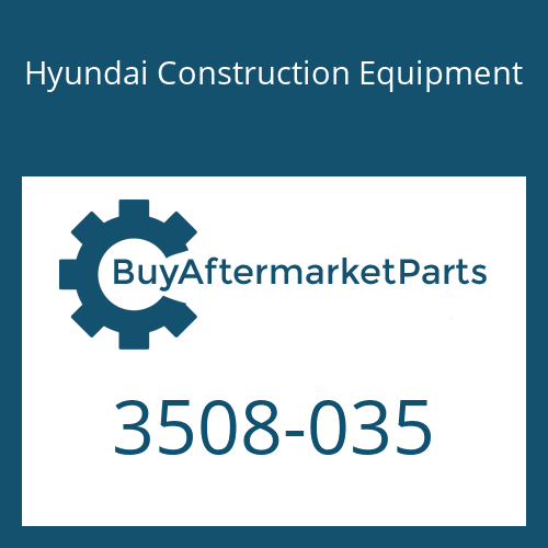 Hyundai Construction Equipment 3508-035 - MANIFOLD