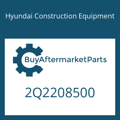Hyundai Construction Equipment 2Q2208500 - O-RING