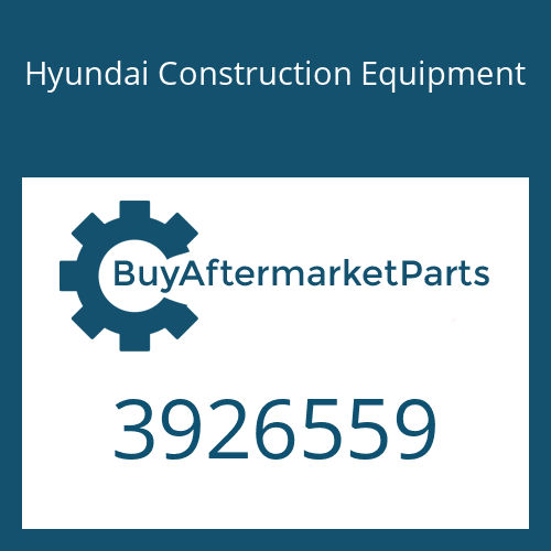 Hyundai Construction Equipment 3926559 - Valve-Check