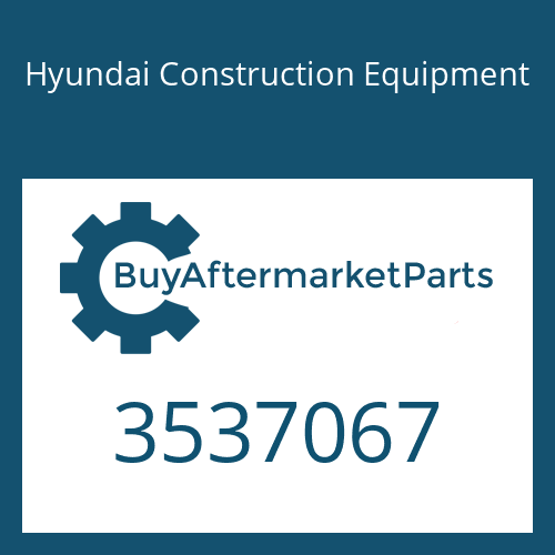 Hyundai Construction Equipment 3537067 - BRACKET