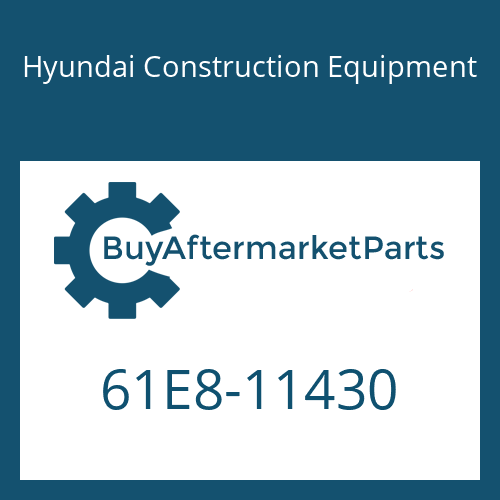 Hyundai Construction Equipment 61E8-11430 - PIN-JOINT