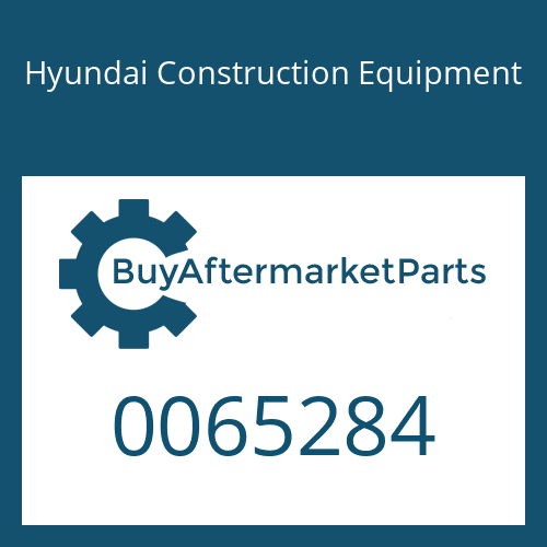 Hyundai Construction Equipment 0065284 - PLUG