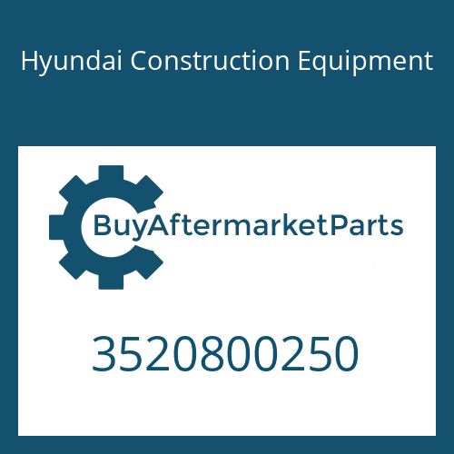 Hyundai Construction Equipment 3520800250 - Carrier No.3
