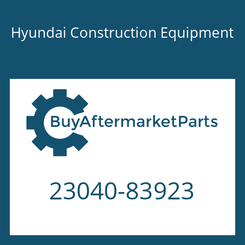 Hyundai Construction Equipment 23040-83923 - RING SET-PISTON OS 1.00