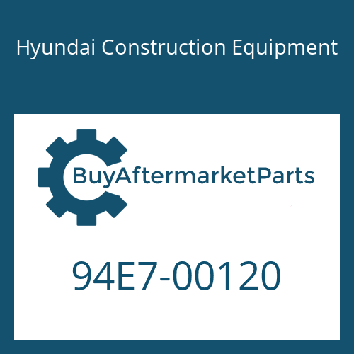 Hyundai Construction Equipment 94E7-00120 - PLATE-NUMBER