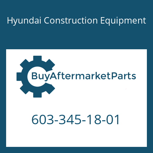 Hyundai Construction Equipment 603-345-18-01 - RING