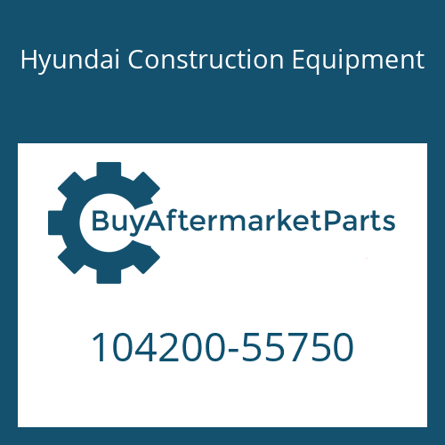 Hyundai Construction Equipment 104200-55750 - SCREW