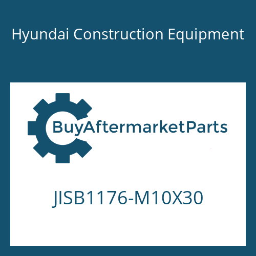 Hyundai Construction Equipment JISB1176-M10X30 - Hex.Socket Bolt