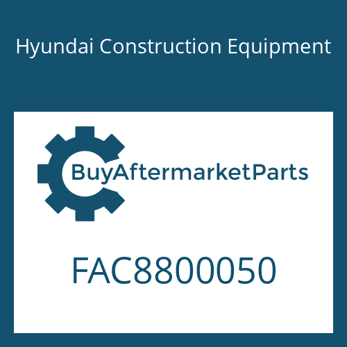 Hyundai Construction Equipment FAC8800050 - BEARING