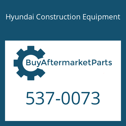 Hyundai Construction Equipment 537-0073 - Spacer