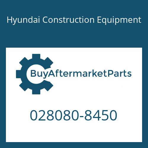 028080-8450 Hyundai Construction Equipment BOLT;FAN FIX