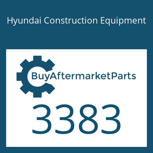Hyundai Construction Equipment 3383 - O-Ring