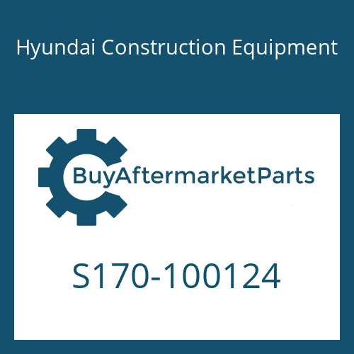 Hyundai Construction Equipment S170-100124 - BOLT