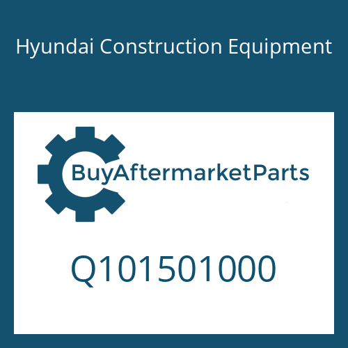 Hyundai Construction Equipment Q101501000 - BUZZER-ALARM