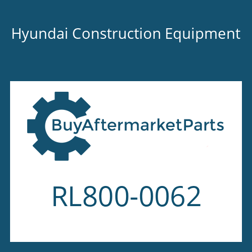 Hyundai Construction Equipment RL800-0062 - FITTING