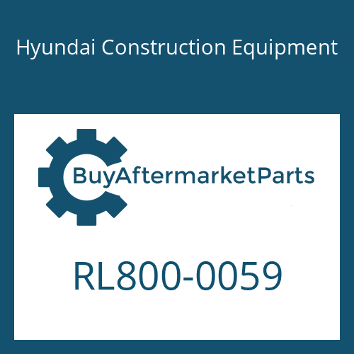 Hyundai Construction Equipment RL800-0059 - FITTING