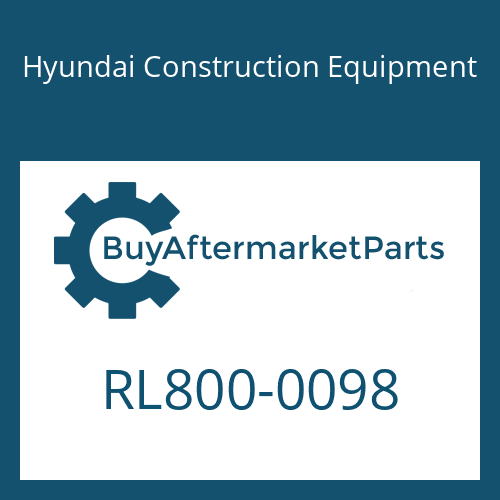 Hyundai Construction Equipment RL800-0098 - FITTING