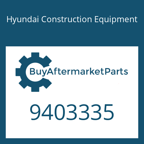 Hyundai Construction Equipment 9403335 - PLUG